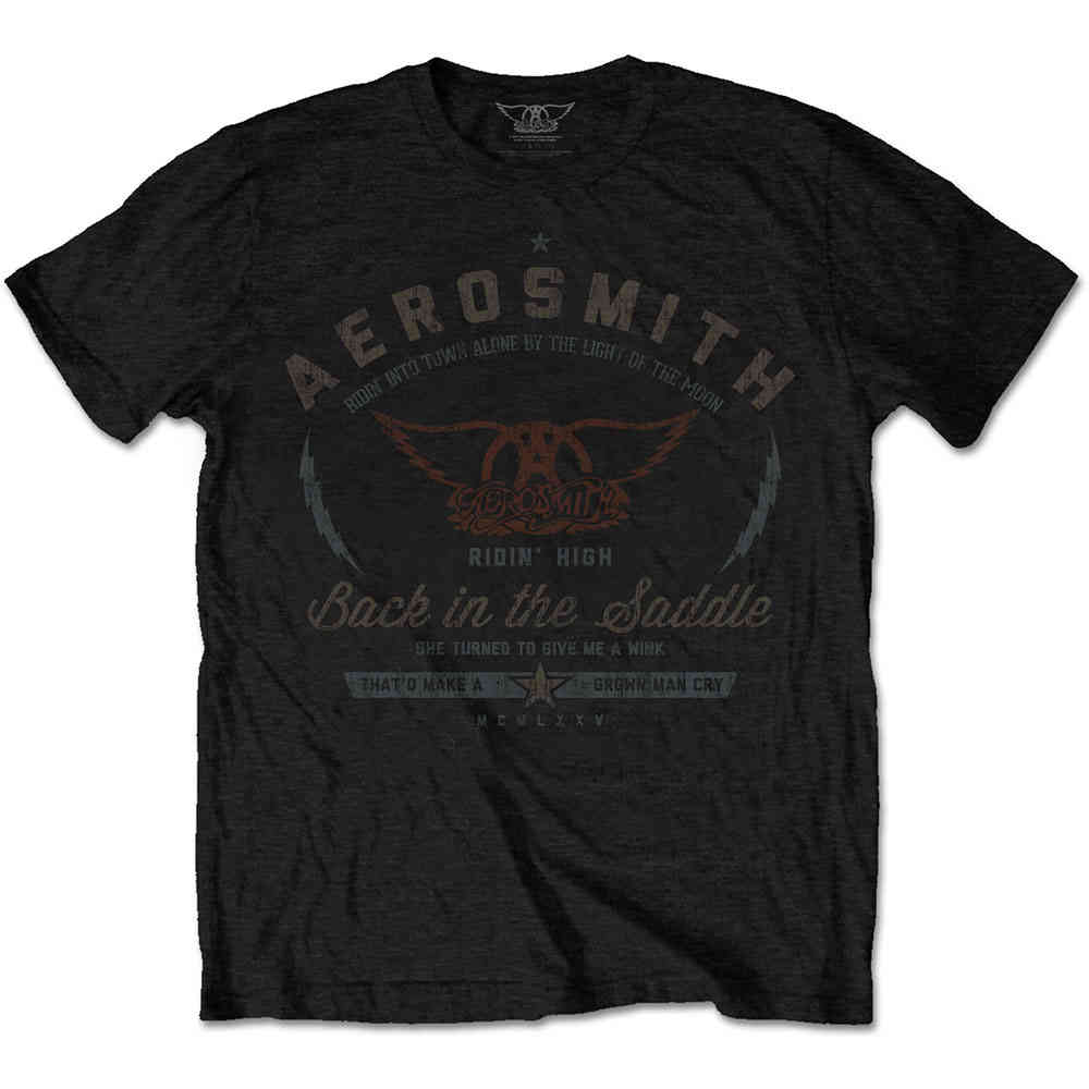Aerosmith - Back In The Saddle Tshirt Homme - Noir